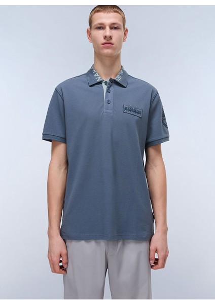 NP0A4IN9G1Y1-E-AMUNDSEN 1 Gri Relaxed Erkek T-Shirt