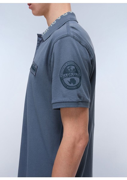 NP0A4IN9G1Y1-E-AMUNDSEN 1 Gri Relaxed Erkek T-Shirt