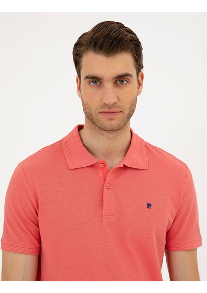 Pembe Slim Fit Basic Tişört