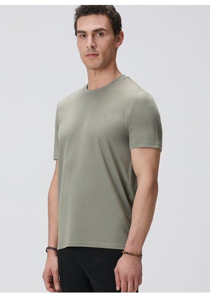 Haki Erkek Slim Fit T-Shirt 1094077 fırsatları