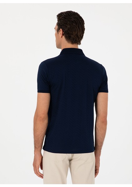 Lacivert Erkek Slim Fit T-Shirt Jucımar indirimleri
