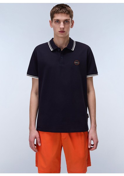 Napapıjrı Lacivert E-Macas Ss 1 Erkek T-Shirt NP0A4ID51761