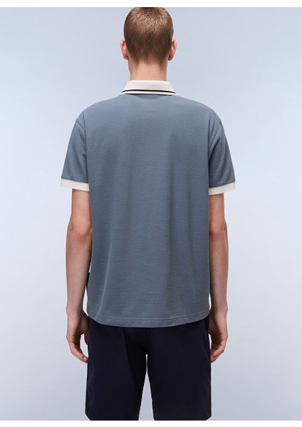 Napapıjrı Gri E-Zerı Ss Erkek T-Shirt NP0A4ID4G1Y1