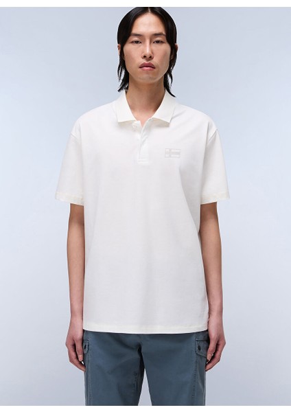 Napapıjrı Beyaz E-Sorano Ss Erkek T-Shirt NP0A4IDC2061