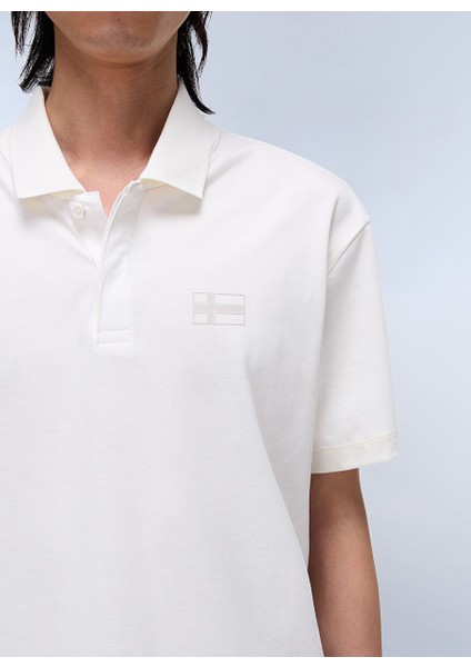 Napapıjrı Beyaz E-Sorano Ss Erkek T-Shirt NP0A4IDC2061