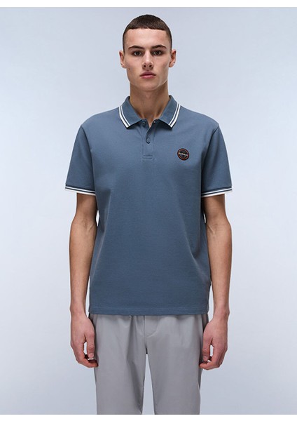 NP0A4ID5G1Y1-E-MACAS Ss 1 Gri Relaxed Erkek T-Shirt