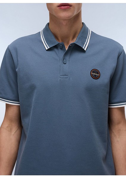 NP0A4ID5G1Y1-E-MACAS Ss 1 Gri Relaxed Erkek T-Shirt