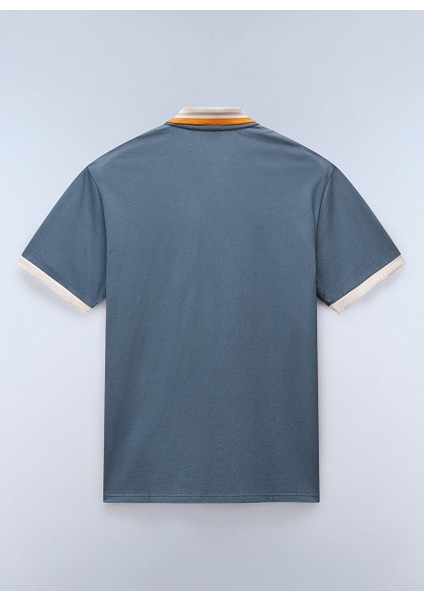 NP0A4ID5G1Y1-E-MACAS Ss 1 Gri Relaxed Erkek T-Shirt