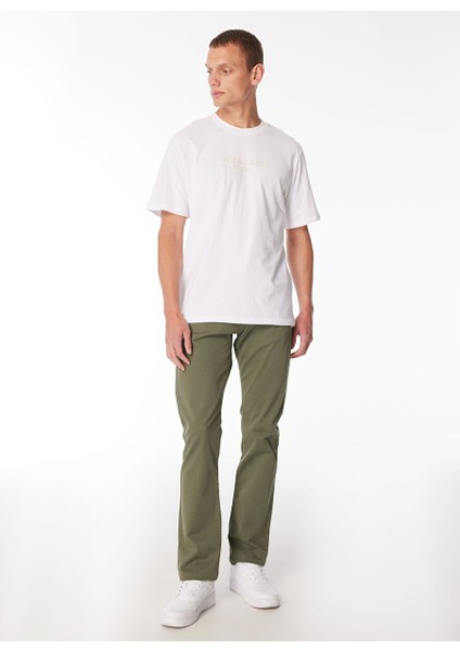 Normal Bel Slim Fit Yağ Yeşili Erkek Chino Pantolon L72AA5708D31 Extrememotion Slim Pan