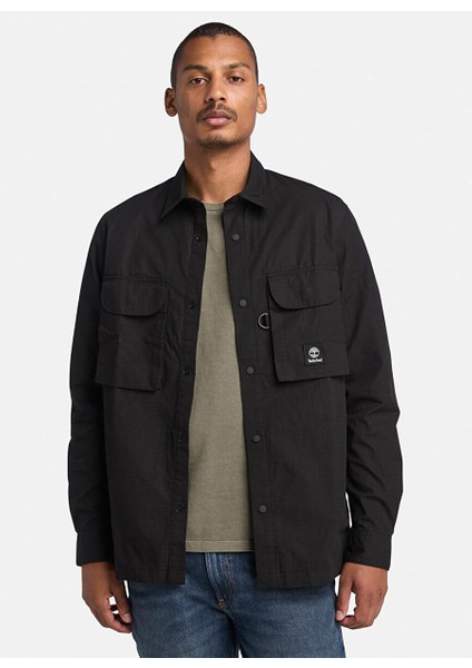 Tımberland Siyah Utility Overshirt Erkek Gömlek TB0A68FF0011