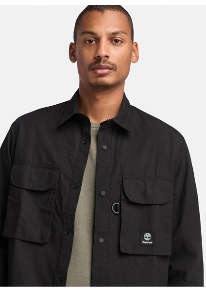 Tımberland Siyah Utility Overshirt Erkek Gömlek TB0A68FF0011