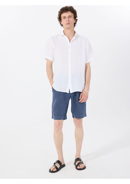 Lacivert Erkek Standart Bermuda Şort Mr Rog Short