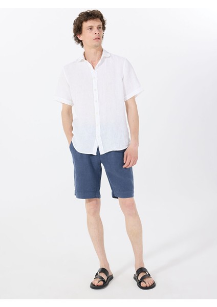 Lacivert Erkek Standart Bermuda Şort Mr Rog Short