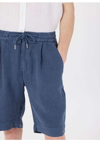 Lacivert Erkek Standart Bermuda Şort Mr Rog Short