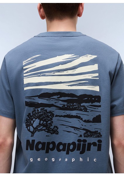 Napapıjrı Gri S-Vıgnonı Back Ss Erkek T-Shirt NP0A4ILXG1Y1