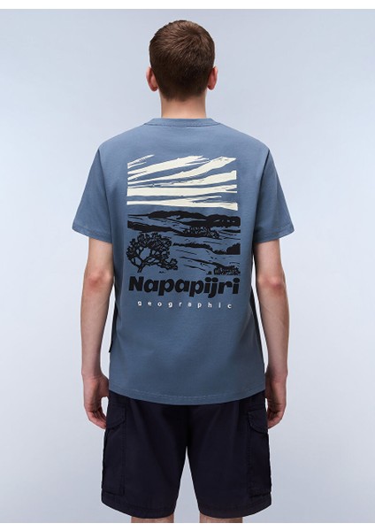Napapıjrı Gri S-Vıgnonı Back Ss Erkek T-Shirt NP0A4ILXG1Y1