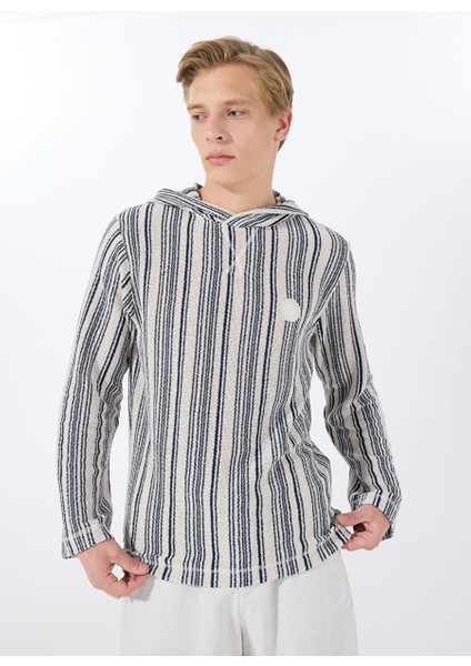 Çok Renkli Erkek Kapüşon Standart Sweatshirt Mr Ahoy Hoodıe