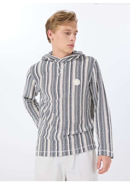 Çok Renkli Erkek Kapüşon Standart Sweatshirt Mr Ahoy Hoodıe