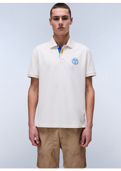 Napapıjrı Beyaz E-Clanıs Ss Erkek T-Shirt NP0A4ID3N1A1