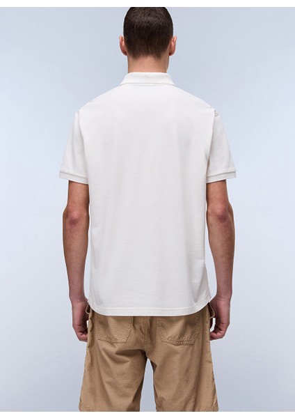 Napapıjrı Beyaz E-Clanıs Ss Erkek T-Shirt NP0A4ID3N1A1