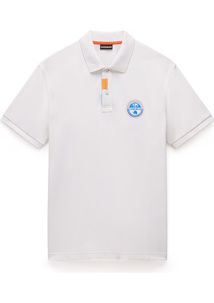 Napapıjrı Beyaz E-Clanıs Ss Erkek T-Shirt NP0A4ID3N1A1