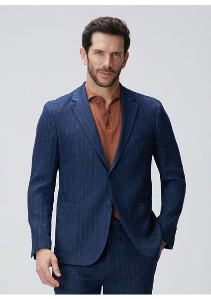 Lacivert Erkek Slim Fit Ceket 1093931