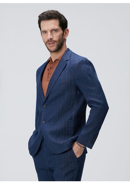 Lacivert Erkek Slim Fit Ceket 1093931 fırsatları