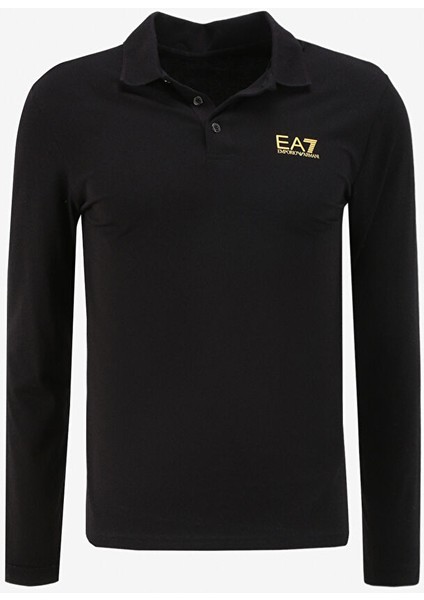 Polo Yaka Baskılı Siyah Erkek T-Shirt 8NPF05PJM5Z fiyatları