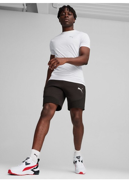 67899601 Evostrıpe Shorts 8 Dk Pu Gri Lastikli Bel Regular Fit Erkek Şort