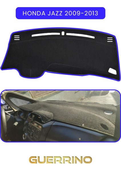 Honda Jazz 2009-2013TORPİDO Koruma Halısı Mavi Kenar