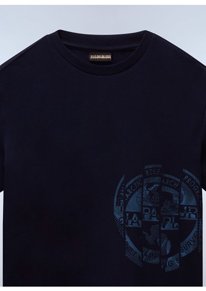 Napapıjrı Lacivert S-Vannı Prt Ss Erkek T-Shirt NP0A4IEA1761