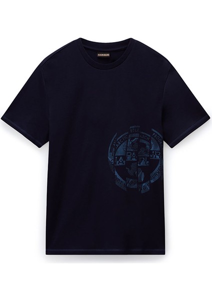 Napapıjrı Lacivert S-Vannı Prt Ss Erkek T-Shirt NP0A4IEA1761