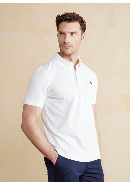 Beyaz Erkek Standart T-Shirt BBSS25MTS010 fiyatları