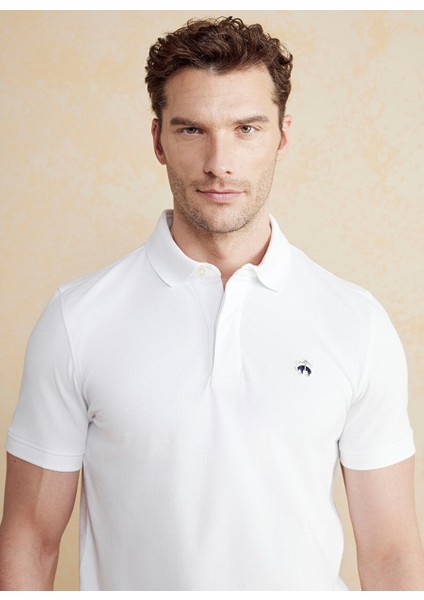 Beyaz Erkek Standart T-Shirt BBSS25MTS010 fırsatları