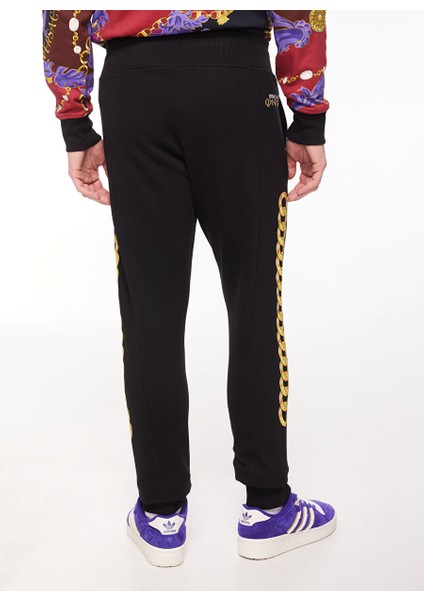 Lastikli Bel Slim Fit Siyah Erkek Eşofman Altı 75GAAF01CF00FG89 indirimleri