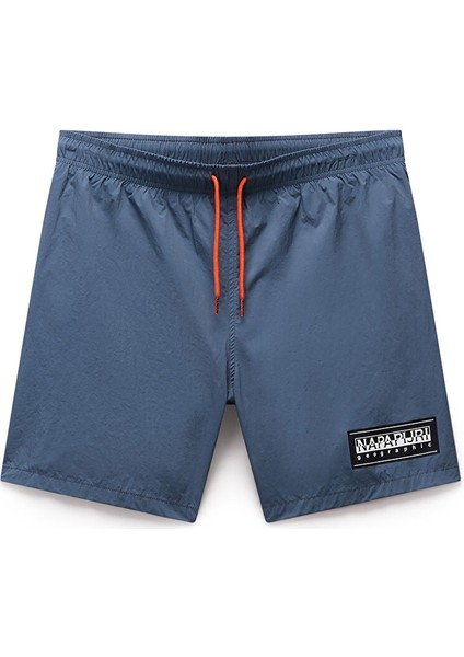 Napapıjrı Gri V-Box Logo Erkek Şort Mayo NP0A4IBKG1Y1