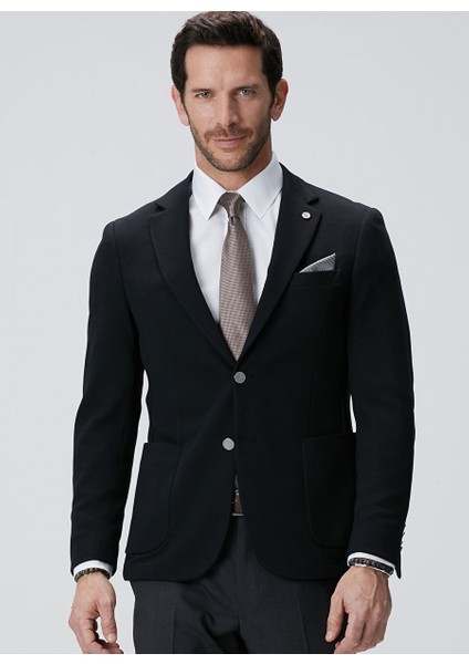 Siyah Erkek Slim Fit Ceket 1093975 modelleri