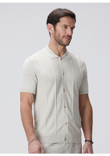 Bej Erkek Gömlek Slim Fit Hırka 1093836 indirimleri