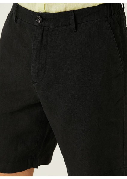 Siyah Erkek Comfort Fit Şort 1091167