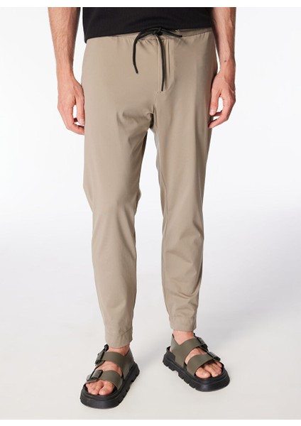 Standart Bel Normal Paça Slim Fit Bej Erkek Pantolon A1J3_EYAP