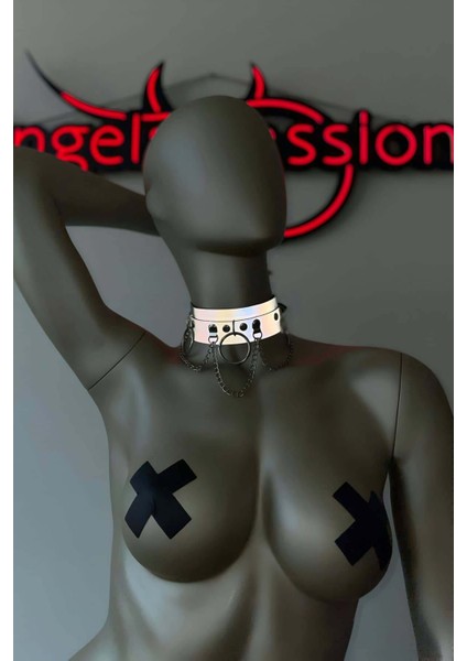 Mlvx Reflektörlü Choker Tasma - 407 Blsm