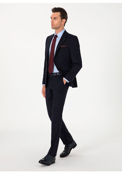 Lacivert Erkek Slim Fit Takım Elbise Excl Fredy fırsatları
