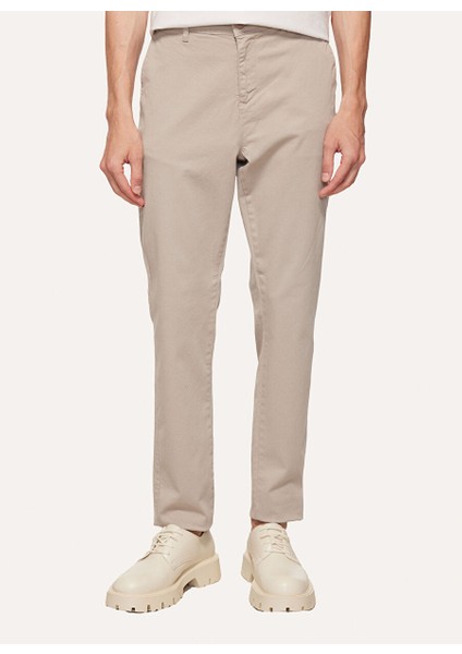 Normal Bel Dar Paça Gri Erkek Chino Pantolon F3WM-PNT902 modelleri