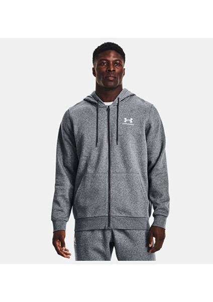 Erkek Ua Icon Fleece Tam Fermuarlı Kapüşonlu Üst 1373881-012