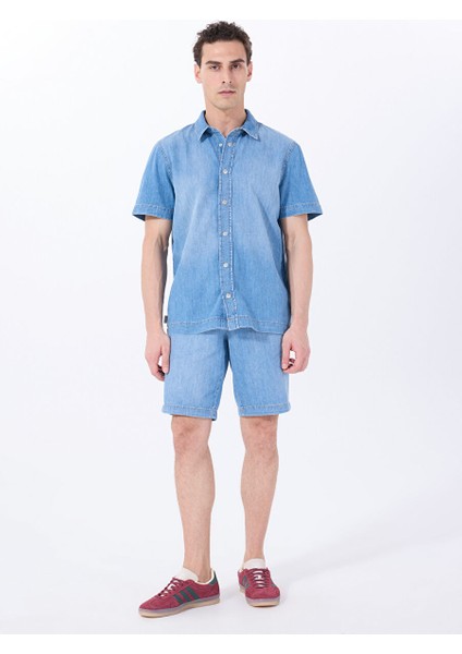 Mavi Erkek Standart Yıkamalı Denim Şort M5SM-SRT1110