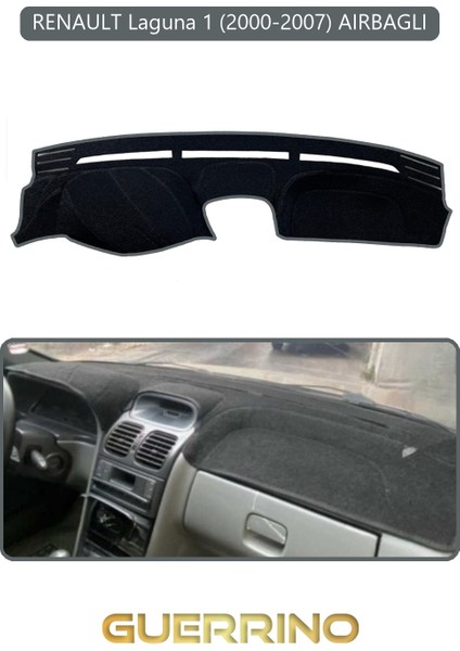 Renault Laguna 1 (2000-2007) Aırbaglıtorpido Koruma Halısı Gri Kenar