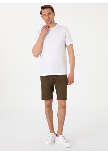 Beyaz Erkek Slim Fit T-Shirt Dıvıo fırsatları