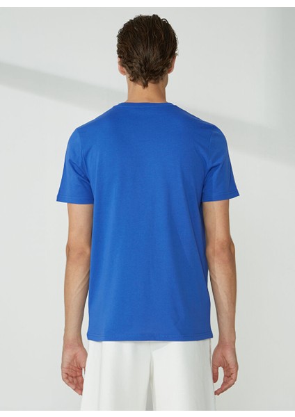 Bisiklet Yaka Düz Saks Erkek T-Shirt Rıg T-Shırt fırsatları