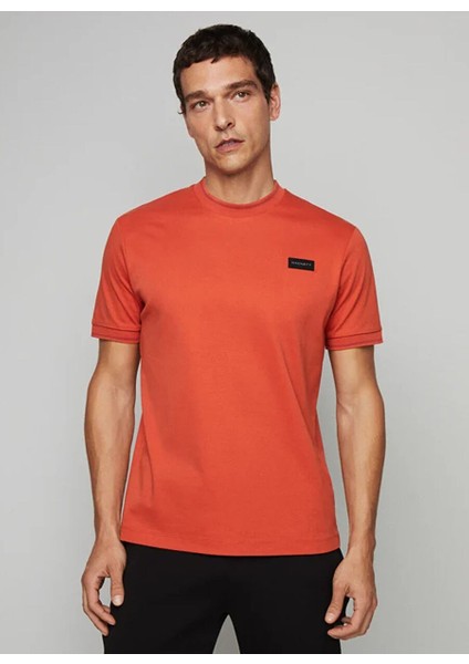 Turuncu Erkek Slim Fit T-Shirt HM500782 fiyatları
