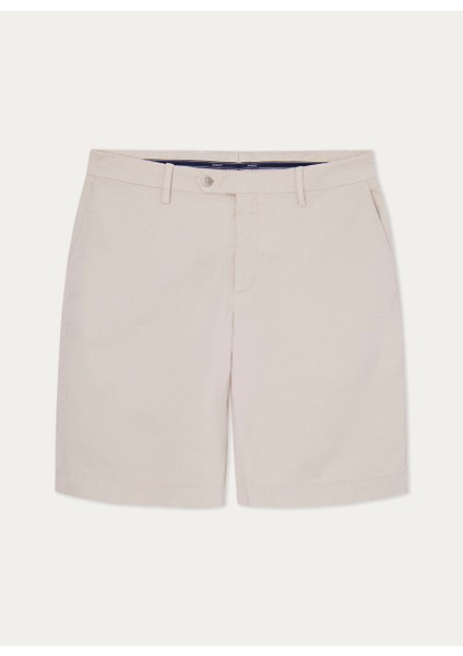 Bej Erkek Slim Fit Şort HM801315